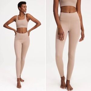 Girlfriend Collective Quartz Blush Compressive High Rise Leggings Size 5XL NWT